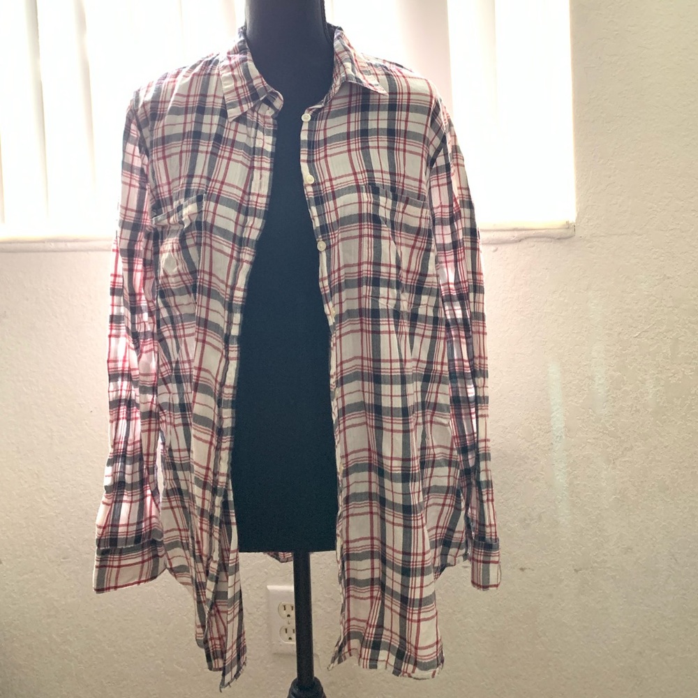 Comfy Black & Red Flannel